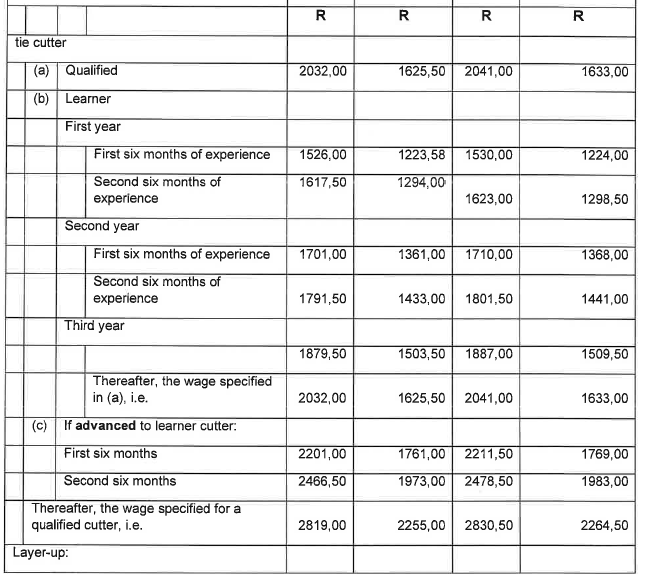 R6855 Part F Wage Sched Clothing iv